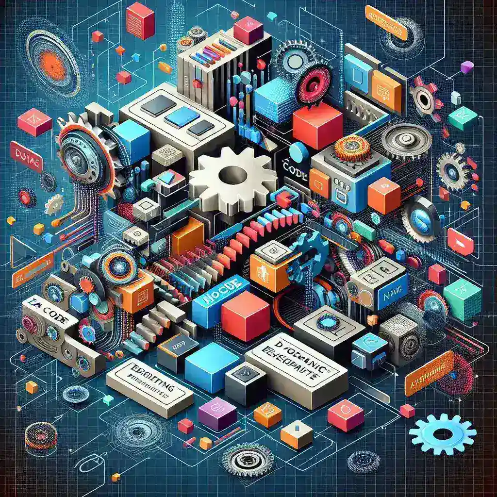 "Infographic showcasing popular No-Code Backend-as-a-Service platforms, highlighting their features and benefits for modern development acceleration."