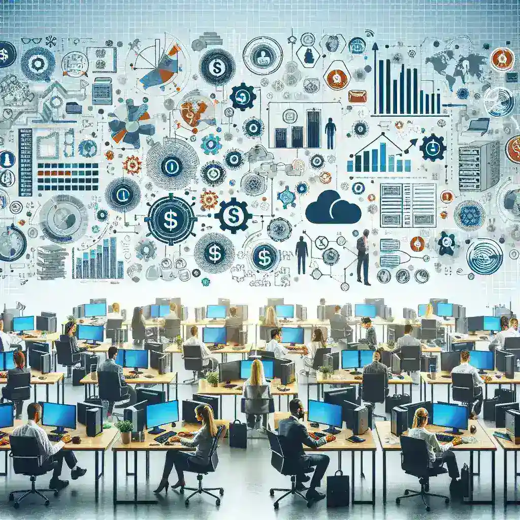 "Infographic showcasing the top platforms for workflow automation in finance IT, highlighting key features and benefits that revolutionize financial operations."